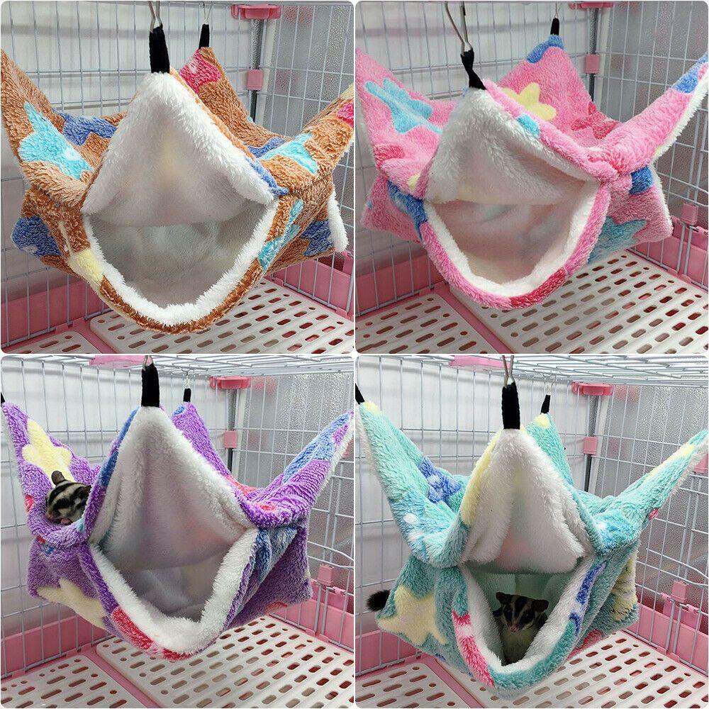 Ferret Rat Plush Warm Pet Sleeping Bag Pet Hammock Hamster Cage Squirrel Beds