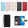 Quilted Pattern Faux Leather Wallet Case for Tecno Series.Infinix Smart 8/itel A70/Camon 20 Pro/Spark 20...360° Protection with Card Slots & Stand