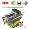 3 Inch Cross Slide Vise Vice Table Compound Table Worktable Bench Alunimun Alloy Body for Milling Drilling