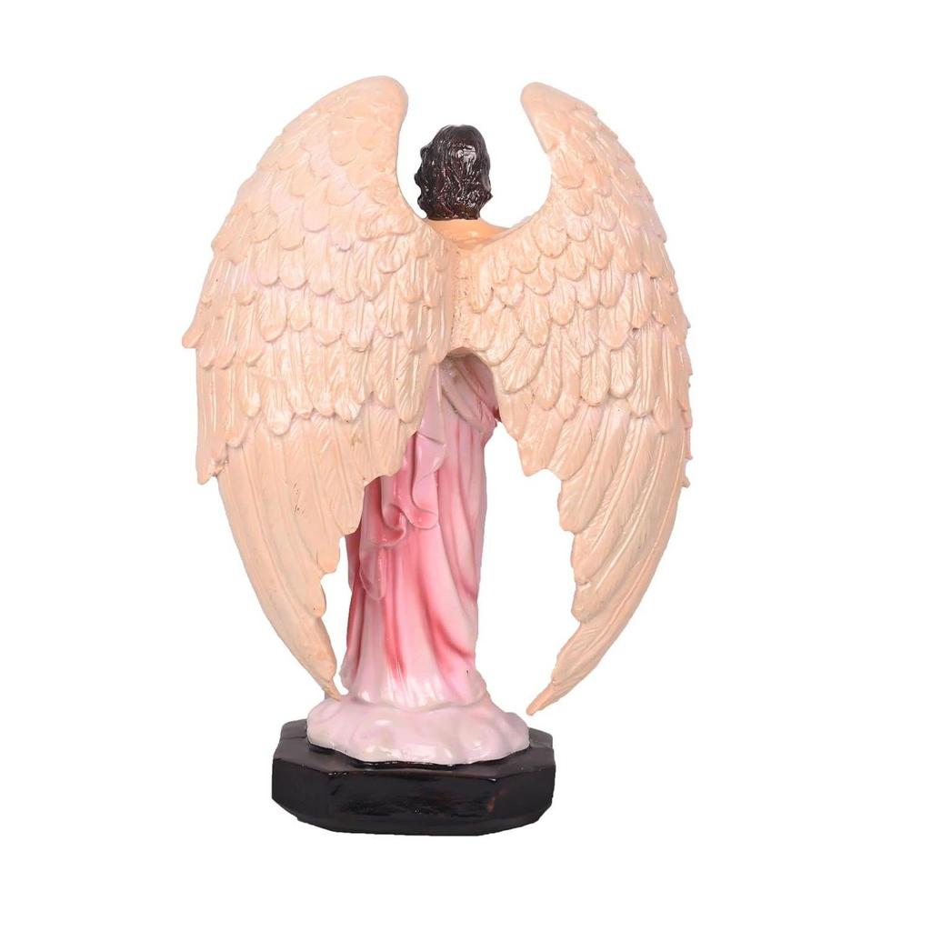 Новый иудаизм Статуя Метатрона Идол Совершенный Рейки Исцеляющий Ангел Держащий Священный Цветок Жизни Геометрическая Кубическая Статуя