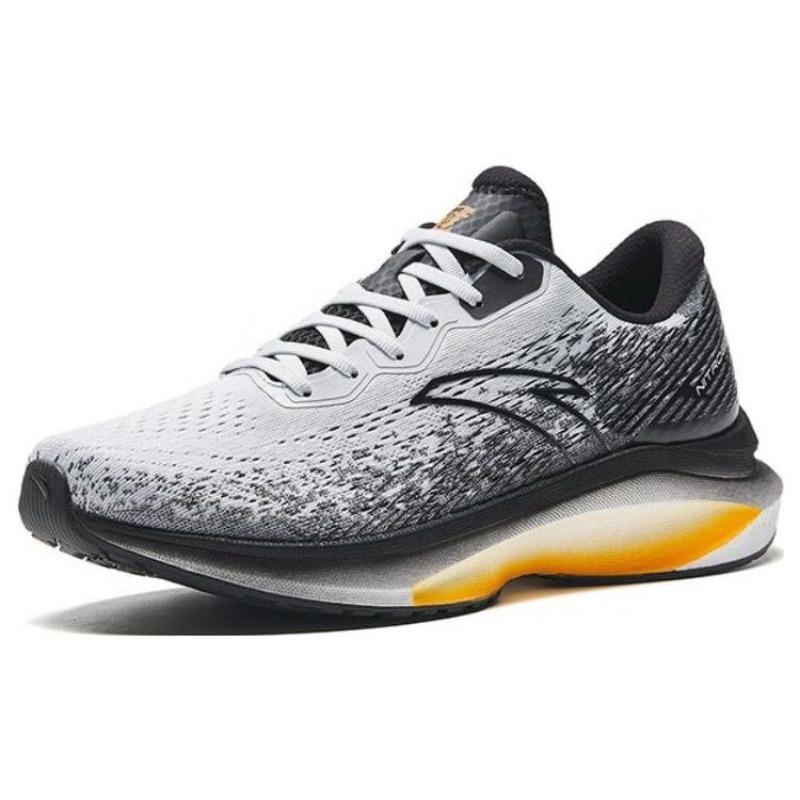 Anta Champion Runner Lite men low-top running shoes black grey white 112335581S-9