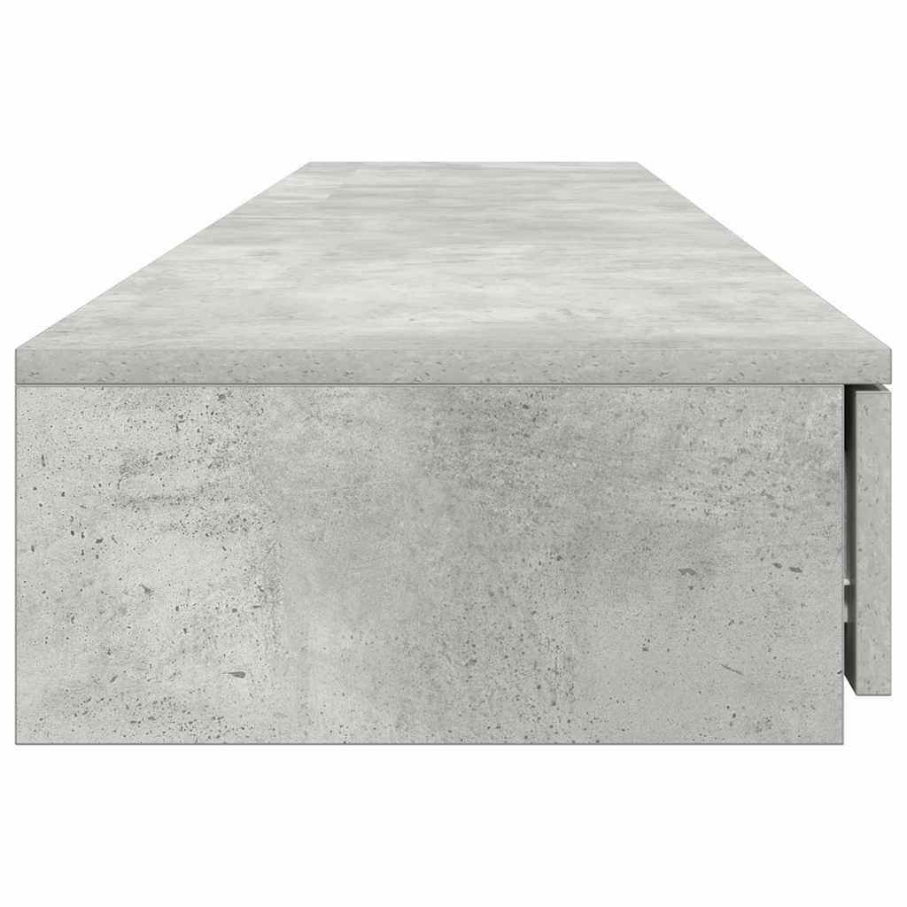 Bed Drawers Concrete Grey 180 x 36.5 x 16.5 cm Particleboard