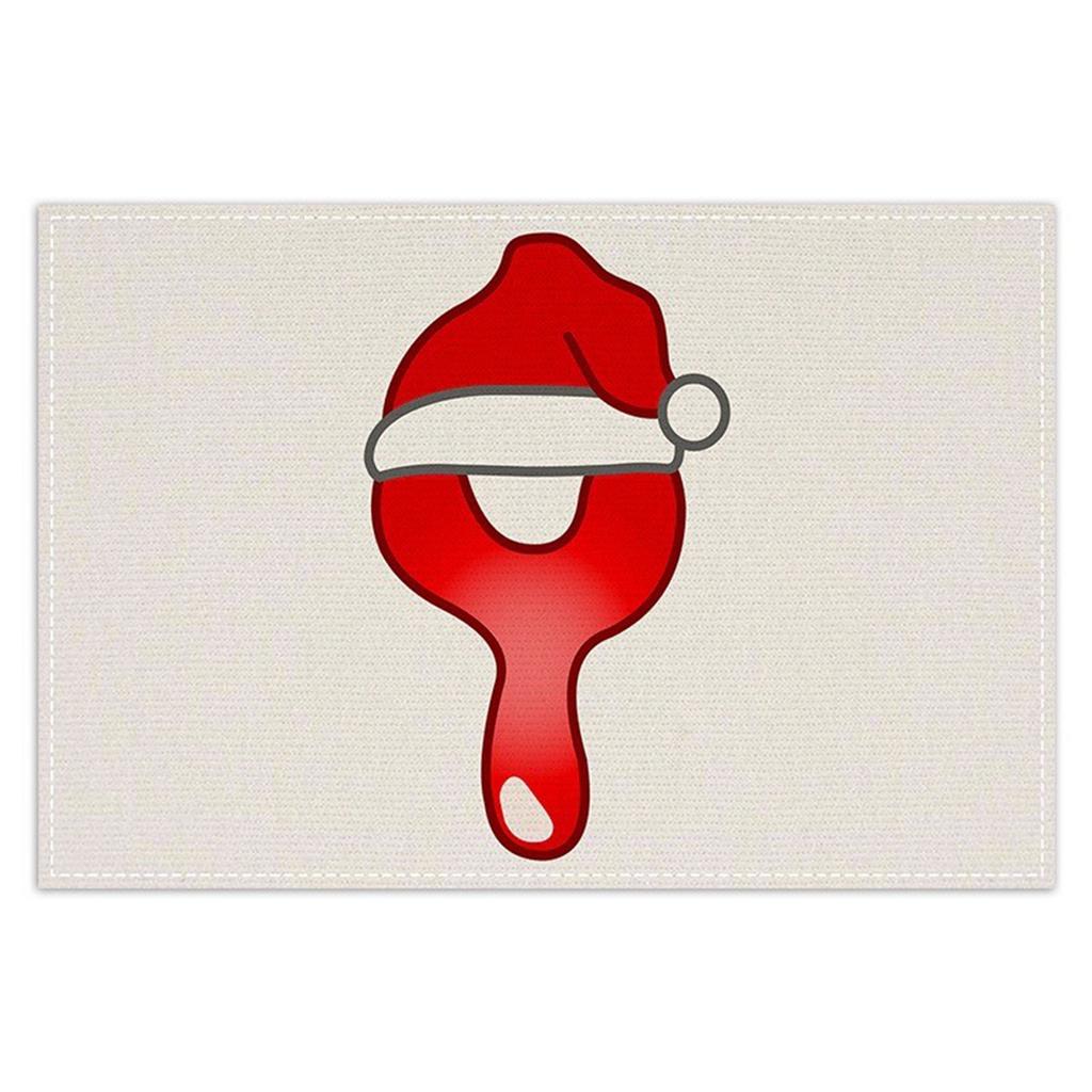 Рождественские салфетки-письма, Праздничные украшения стола, Скатерти, Чайные флажки, Праздничные скатерти для вечеринок и ресторанов.