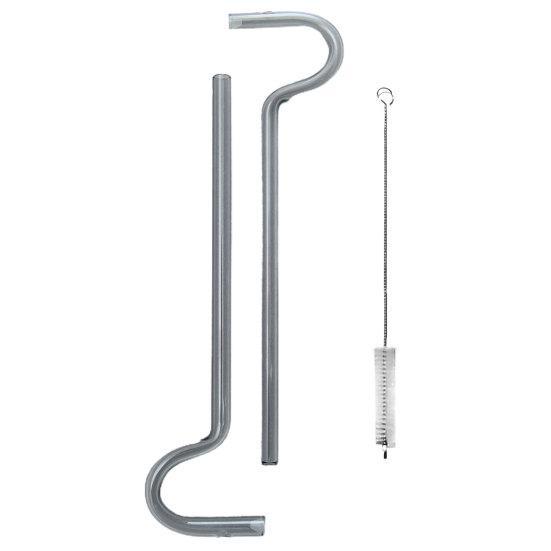 Витражные соломинки, 2 шт./компл., повторно используемые с кистью, новые прочные съемные вилки, соломинки для питья воды, тонкая работа, против морщин на губах