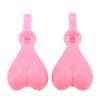 1Pair Decorative Shoe Clips Charm Glow In The Dark Shoe Charm for Boys Girls Women Men Birthday Gifts Luminous Pink