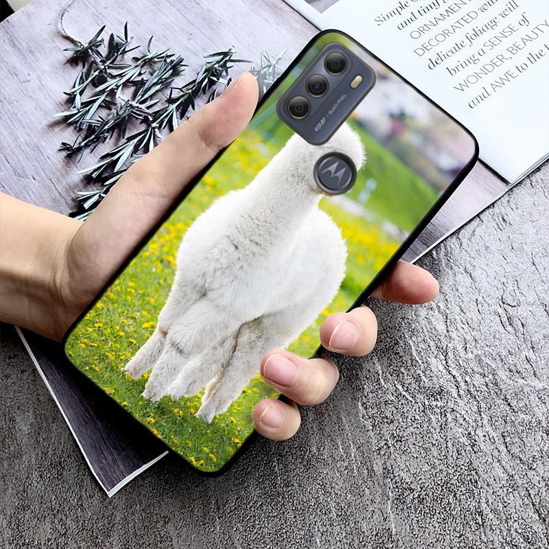 Чехол для телефона Lama Alpacas Animal Edge 20 Edge 20 Lite E7 Power E40 E20 One Action G10 G Play G22 G52 G60 E32 G8