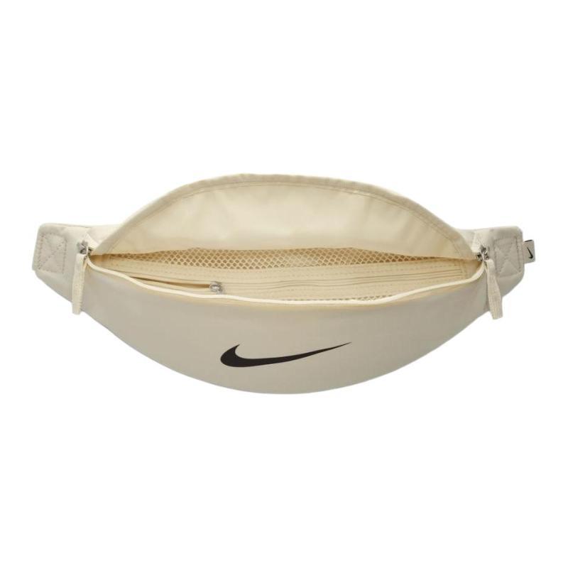 Nike Поясная сумка из переработанного полиэстера, стандартный размер, унисекс, цвет «Кокосовое молоко», белый, повседневный, FZ7221-113