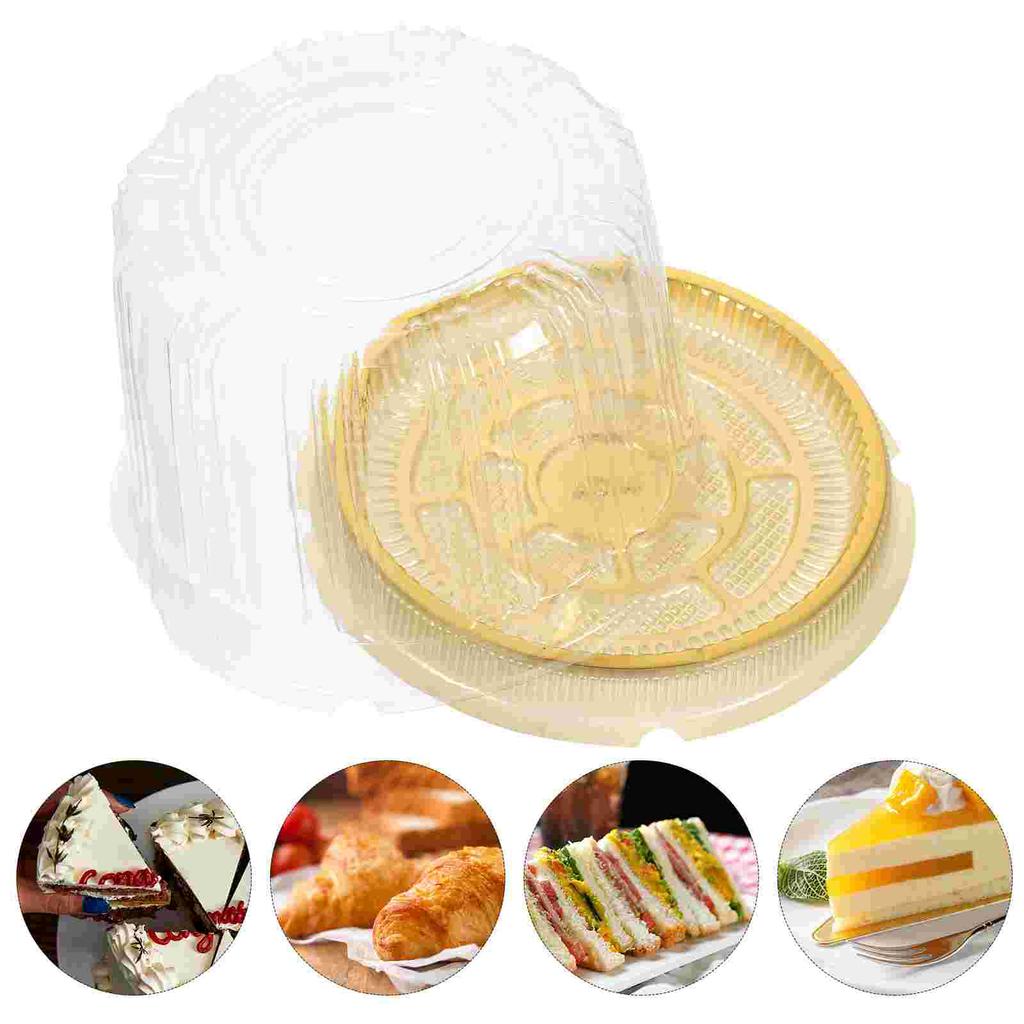 10 Pcs Cake Box Boxes and Packaging for Cakes Containers Plastic Carrier Macaron Muffin Travel