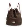 Vintage Large Capacity Women Backpacks Drawstring Backpack Versatile Crossbody Bags for Women Shoulder Bags School Bag Mochila