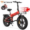 Engwe ENGINE X Universal City E-Bike with 250W 48V13Ah 20" Snow Tire Fat E-Bike, Shimano 7-Speed, LCD Display Foldable Electric Bike