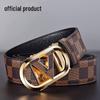 Counter Paul Men's Genuine Leather Automatic Buckle Belt - Light Luxury Business Gift