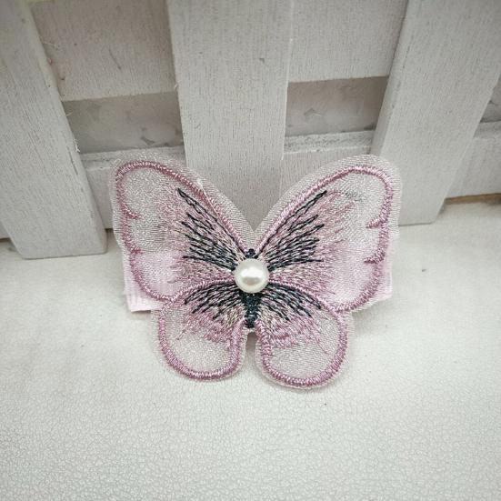 5 шт. женские заколки для волос 3D сетчатая пряжа бабочка декор легкие тканевые заколки для волос аксессуары для украшения волос