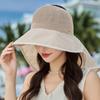 Солнцезащитная шляпа Big Edge, защита для лица в дороге, защита от ультрафиолета, солнцезащитная шляпа с пустым верхом, солнцезащитная шляпа с хвостиком