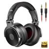 Wired Studio Headphones Stereo Professional DJ Headphone with Microphone Over Ear Monitor Earphones Bass Headsets
