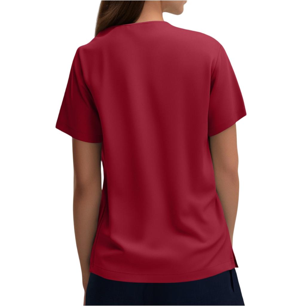 Women's Fashion V-Neck Short Sleeve Overalls With Pockets Clothes