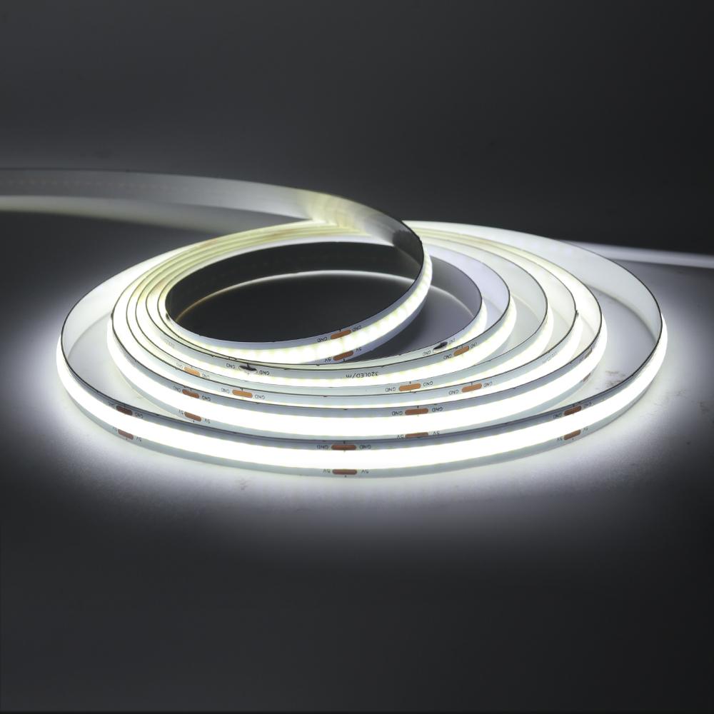 Motion Sensor COB Led Light Strip Battery 3mm 5mm 8mm PCB Width Under Bed Lamp For Cabinet Wardrobe Kitchen Stairs 1M 2M 4M 5M
