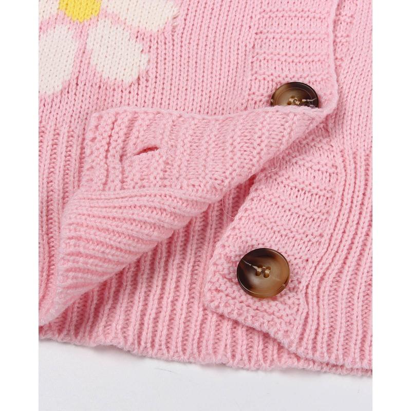 Women's Autumn and Winter Loose Knit Casual Cardigan Button Sweater