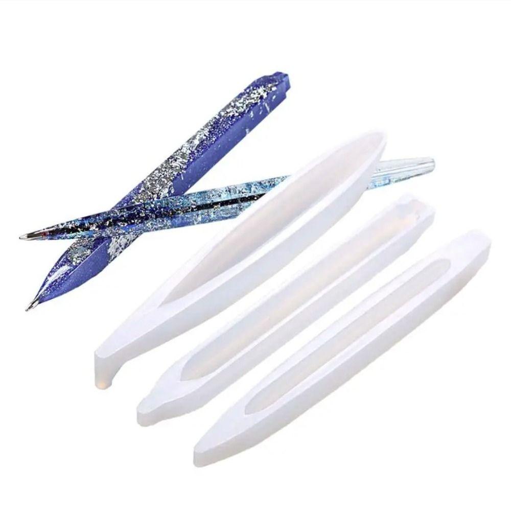 Epoxy Resin Pen Silicone Mould INS Style DIY Craft Gifts Soft DIY Ballpoint Pen Mold Making Tools