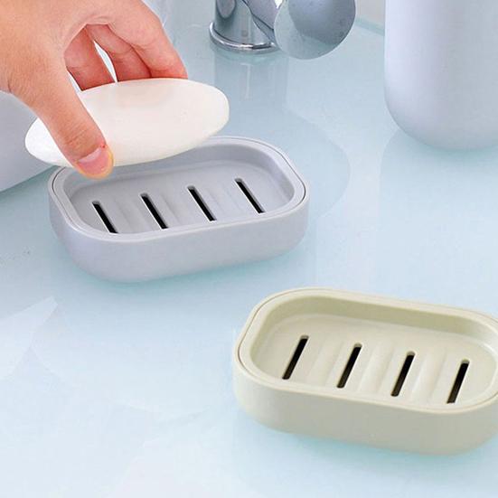 Мыльница со сливным слоем, держатель для шампуня с крышкой, подставка для мыла, сохраняет мыло сухим и чистым для ванной, душа, ванны, кухни