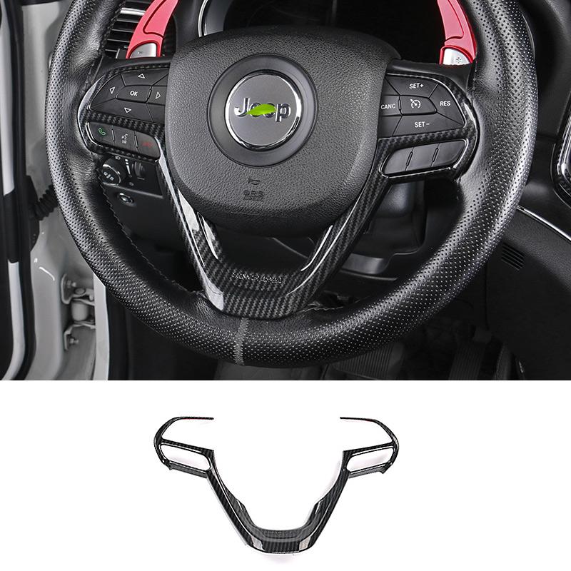 Для Jeep Grand Cherokee WK2 2014 2015 2016 2017 2018 2019 2020 ABS рулевое колесо автомобиля кнопка рамка крышка отделка декоративная наклейка