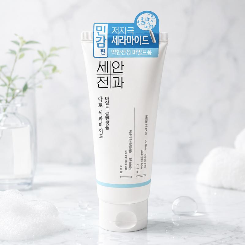 Seanjeongwa Lacto Ceramide Mild Cleansing Foam, 150ml, 1 pcs