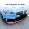 Модель BMW Передний сплиттер губы Угловые накладки Комплект обвеса Спойлер для кастомизации