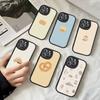 Милый кожаный чехол для телефона с принтом тостов и хлеба для iPhone 15 14 13 Pro Max 12 11 16 Plus