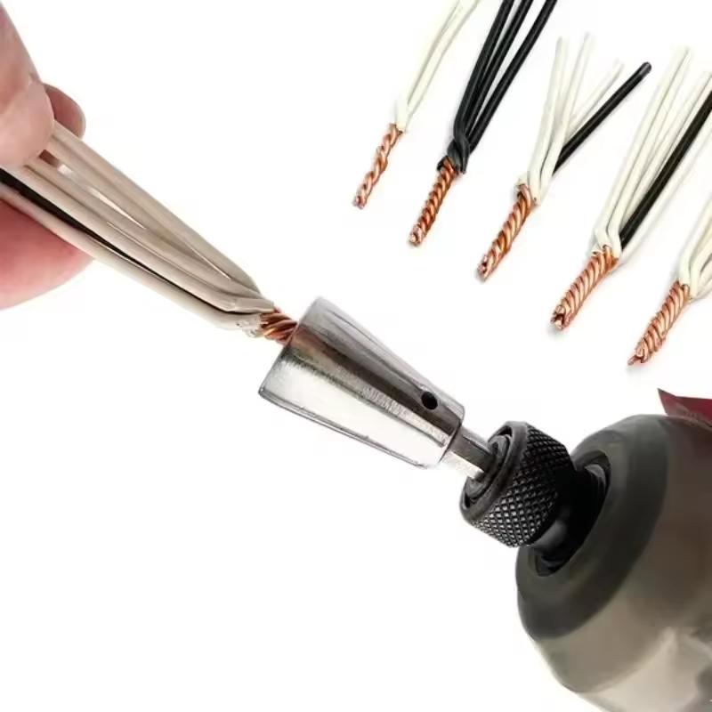 1/2PC Wire Twisting Tools Quickly Twister Electrician Artifact for Power Drill Drivers Twisted Connector Cable Device Multi-tool