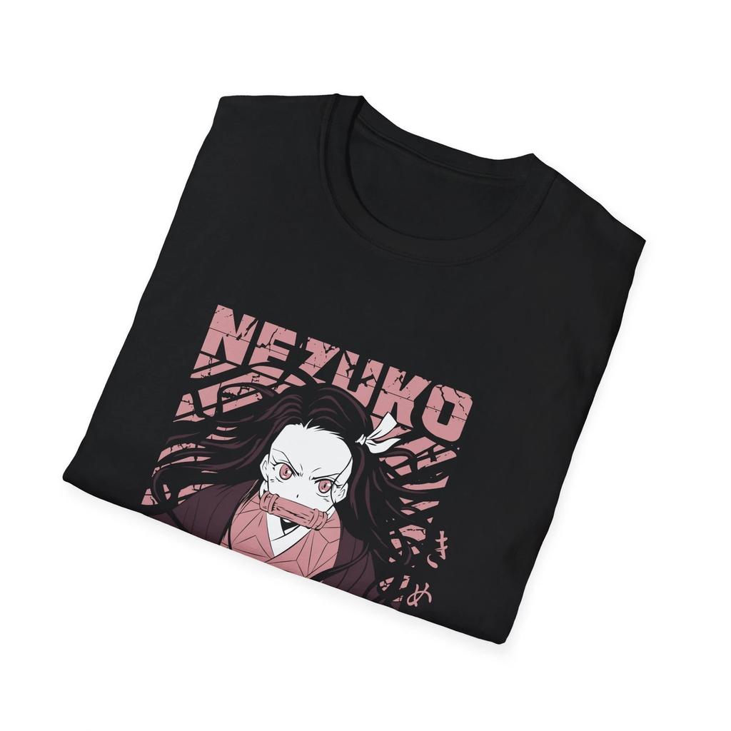 Nezuko Demon Killer T-Shirt Anime T-Shirt Japanese Manga Shirt Summer New Retro Fashion Men's and Women's Streetwear
