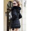 Women's Fashion Winter Long Coat Parka Jacket Cotton Padded Warm Down Coat Puffer Jacket Outerwear