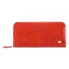 Длинный кошелек с отделением для монет Тип с круговой молнией Натуральная кожа Grosso Розовый Женский DA-36463-32