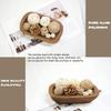 1Pc Solid Wooden Dough Bowl Candle Tray Rustic Decorative Carving Bread Bowl for Home Tabletop Decor Rectangular Kitchen Counter