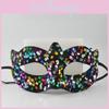 Pvc Glitter Mini Mask With Semihandmade Craft For Halloween Costumes And Parties