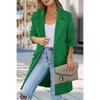 Autumn and Winter Large Size Woolen Coat for Women One Button Woolen Coat Cardigan