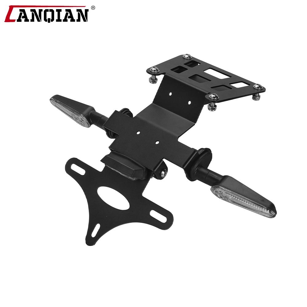 For Yamaha YZF-R3 R25 MT03 MT25 2015-2024 Accessories License Plate Holder Bracket with signal light Set Fender Eliminator Kit