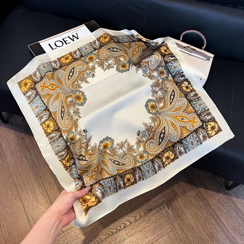 Spring and summer square scarf Korean version of women's scarf decorative binding wrist exquisite foreign style neck protection windproof headscarf
