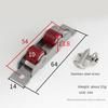 4 Pcs/lot stainless steel door 80 Type window silent nylon pulley slot wheel sliding door fittings glass door sliding rollers Power Window 7