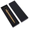 Винтажная изысканная твердая золотая болтовая латунная ручка Tactics Writing Signature Pen Gift