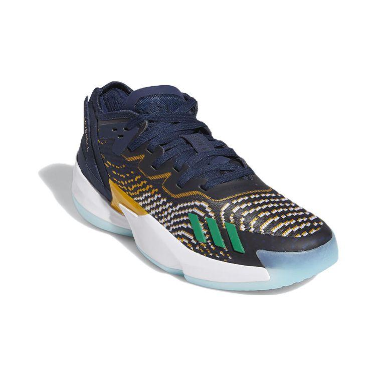 adidas ДОН. Выпуск № 4 Мужские кроссовки Utah Jazz Blue Team, темно-синие, Team Green GY6504