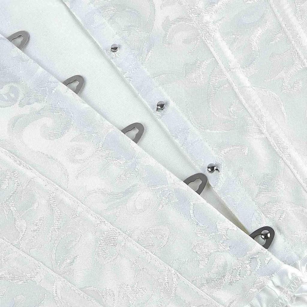 Элегантный боди-корсет европейского стиля: Сексуальный корсет-утяжка и моделирующий боди с жаккардовым узором.