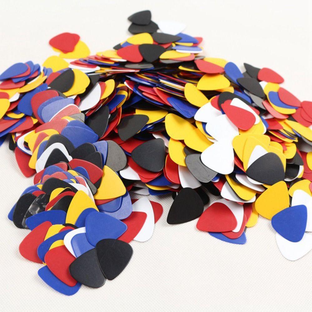 20pcs ABS Acoustic Guitar Picks Random Color Guitar Plectrum  Acoustic Electric Guitar