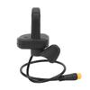 Electric Bicycle Thumb Accelerator Responsive Bike Conversion Trigger Throttle with Waterproof Plug for 22.2mm Handlebar