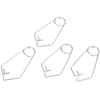 Spring Wire Rope Sleeve Clip 4/8PCS Lightweight Sturdy Cable Holding Clip for Backpacking Camping Gear Organization