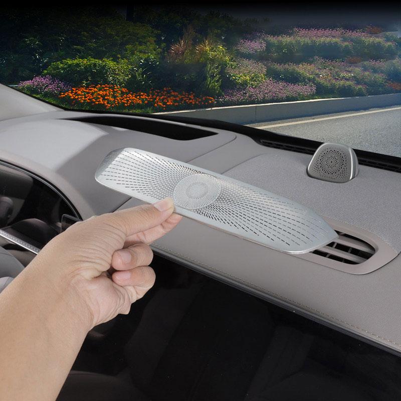 Stainless Steel Car Dashboard Air Outlet Frame Cover Air Conditioner Vent Cover for ZEEKR 7X 2025 2026 Interior Accessories
