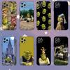 Смешной чехол для телефона с мультяшным Шреком для iPhone 17,16,15,14,13,12,11,Pro,XS,Max,XR,Plus,E,SE4,Mini Черный Мягкий Чехол
