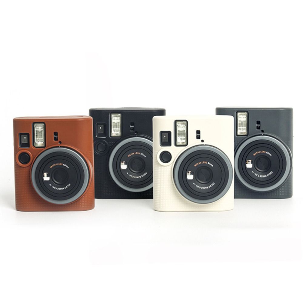 Силиконовый защитный чехол однотонный для мгновенной камеры Fujifilm Instax Mini 41, аксессуары, мягкий защитный корпус