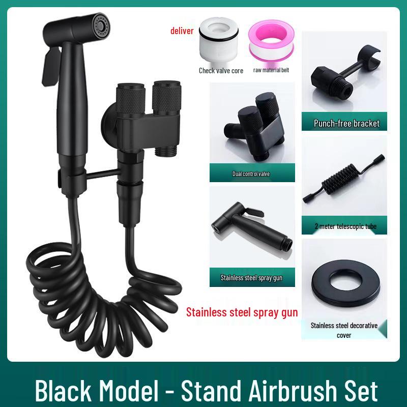 Полностью медный набор биде с напорным распылителем для ванной комнаты