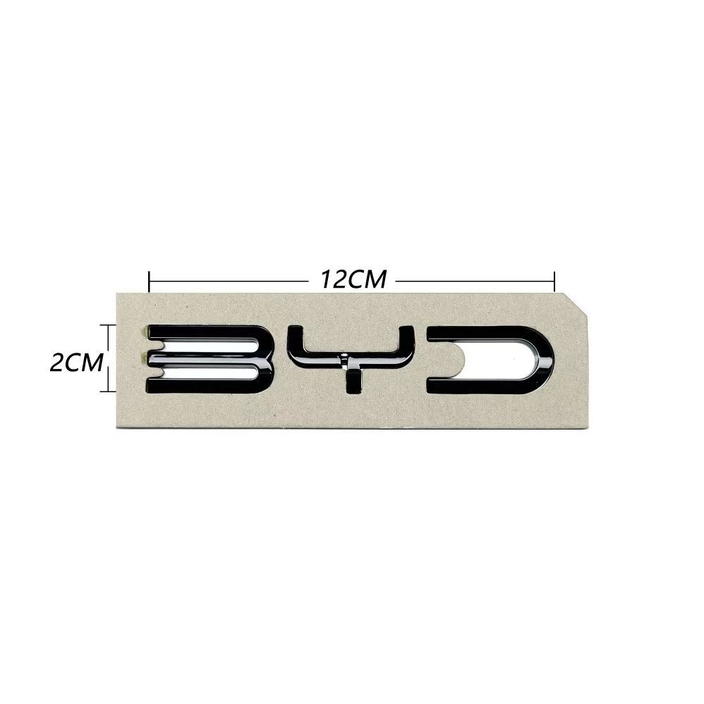 3D Хромированный Черный Логотип ABS Буквы Значок BYD Наклейка Наклейка На Багажник Автомобиля Для BYD SEAL QIN HAN SONG Plus ATTO3 SEAL U Аксессуары