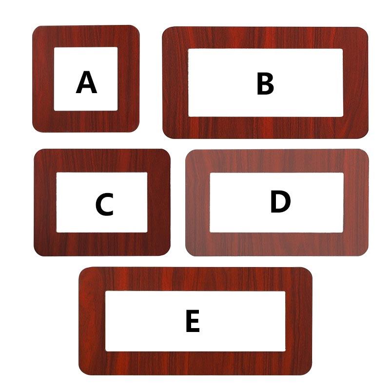 1 шт. Современный выключатель света Металлическая наклейка Декоративная защитная крышка для выключателя Алюминиевая накладка на розетку Накладка вокруг розетки