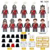 M1622 M1623 M1624 M1628 Ancient Roman Soldier King Building Block Minifigures Toy